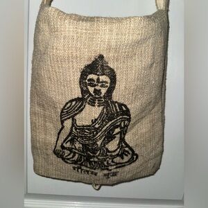 Kathmandu Imports 100% Hemp Cross Body Buddha Bag